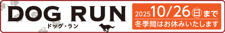 ドッグランお知らせ